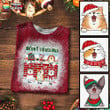 Meowy Christmas Personalized Cats Bleached Shirt Sweatshirt Hoodie Ap462