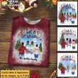 Couple And Kids Christmas Personalized Bleach Shirt Sweatshirt Hoodie AP419