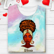 African American Queen Personalized Tie Dye Shirt Sweatshirt Hoodie AP700