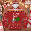 I Do What I Want 3D-Printed Christmas Ugly Sweatshirt Hoodie AP475
