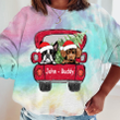 Personalized Dog Christmas Tie Dye Shirt Sweatshirt Hoodie AP423