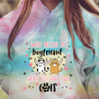 No Boyfriend Just Cats Customized Valentine Tie Dye Shirt Sweatshirt Hoodie AP599