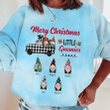 Personalized Grandma In Truck Christmas Tie Dye Shirt Sweatshirt Hoodie AP402