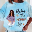 Rockin' Grandma Life Personalized 3D Tie Dye Shirt Sweatshirt Hoodie AP358