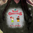 Merry Christmas To My Grandkid Bleached Shirt Sweatshirt Hoodie AP464