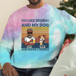 Old Man Beer Dogs Retro Tie Dye Shirt Sweatshirt Hoodie AP418
