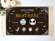 Welcome To Our Nightmare Personalized Doormat DO0022