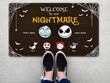 Welcome To Our Nightmare Personalized Doormat DO0022