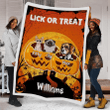 Fleece Blanket Lick or Treat Halloween Dogs/Cats FBL029