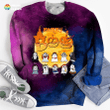 Personalized Mommy Grandma Boos 3D Galaxy Shirt Sweatshirt Hoodie AP317