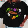 Grandma Boo Crew Heart Personalized Shirt Sweatshirt Hoodie AP360