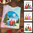 Family With One Child Christmas Tie Dye Shirt Sweatshirt Hoodie AP411