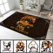 Just A Woman Who Loves Dog And Halloween Horizontal Rug RU010