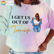 Sisters Trouble Matching Personalized 3D Tie Dye Shirt Sweatshirt Hoodie AP339