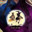 Witch and German Shepherd Personalized 3D Galaxy Shirt Sweatshirt Hoodie AP323