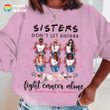 Sister Fight Breast Cancer Together Personalized Shirt Sweatshirt Hoodie AP366