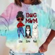 Dog Mom And Doll Girl Tie Dye Shirt Sweatshirt Hoodie AP412