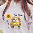 Sunflower Truck Cat Mom Shirt Hoodie AP231