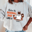 Rockin' The Baseball Dad Life Personalized Shirt Sweatshirt Hoodie AP365