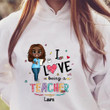 Teacher Love Shirt Hoodie Light AP247