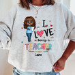 Teacher Love Shirt Hoodie Light AP247