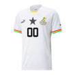 Ghana National Team FIFA World Cup Qatar 2022 Patch Custom #00 - Home Youth Jersey, White