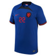 Denzel Dumfries 22 Netherlands 2022-23 Youth Away Jersey National Team