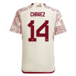 Mexico National Team FIFA World Cup Qatar 2022 Patch Away Men Jersey - Luis Chávez #14