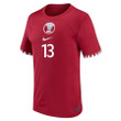 Qatar National Team 2022-23 Musab Kheder #13 Home Men Jersey - Red