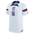 USA National Team FIFA World Cup Qatar 2022 Patch James Sands #16 Home Men Jersey