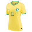 Philippe Coutinho #11 Brazil National Team 2022-23 Women Home Jersey