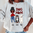 Dog Mom And Doll Girl Shirt & Sweatshirt & Hoodie Light AP412