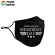 Remember And Honor, Memorial Day US Map Personalized Facecover FM049
