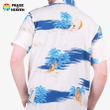 Vintage Sailing Boats & Palm Trees Personalized Hawaii Shirt HIS018