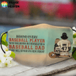 Baseball Dad Behind Every Baseball Player Personalized Facecover FM063
