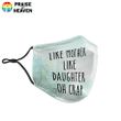 Long Distance Mother Quotes Personalized State Facecover FM033