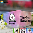 Dog Mother/Dog Father Gift For Dog Lovers Personalized Facecover FM059