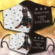 Personalized Dog Kisses Fix Everthing Facecover FM010