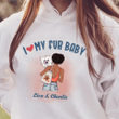 Dog and Mom Personalized Valentine Tie Dye Shirt Sweatshirt Hoodie AP764