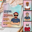 The Legend Husband Father's Day Gift Tie Dye Shirt Sweatshirt Hoodie AP870