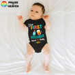 Our First Father's Day Baby Onesie And Young Shirt AP857