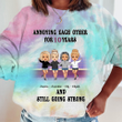 Annoying Besties Personalized Valentine Tie Dye Shirt Sweatshirt Hoodie AP737