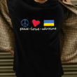 Peace Love Ukraine T-Shirt Sweatshirt Hoodie AP816