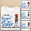Sisters Oldest/Middle/Youngest Shirt Sweatshirt Hoodie AP767