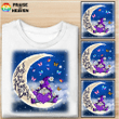 Grandma-Mom Loves Butterfly Kids To The Moon And Back Personalized T-shirt Sweatshirt Hoodie AP843
