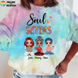 Sitting Doll Besties Sisters Siblings Tie Dye Shirt Sweatshirt Hoodie AP871