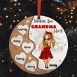Grandma Rockin' The Grandma Life - Gift For Mom, Grandma - Personalized Ornament OR0454