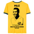 Pelé 10 Rip Legend Of The Beautiful Game Yellow Jersey