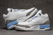 Nike Air Jordan 3 Pale Blue White Sneakers Shoes