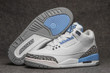 Nike Air Jordan 3 Pale Blue White Sneakers Shoes